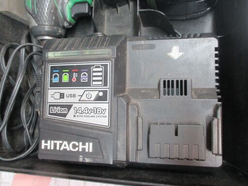 日立 WH14DDL インパクトドライバ 14.4V バッテリー×2 充電器 中古品【ハンズクラフト宜野湾店】
