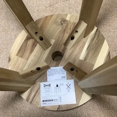 IKEA SKOGSTA スツール 高さ70cm ②の画像