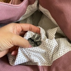 ※新品未使用※保冷ポケット、子供のつり革リング付きバッグの画像