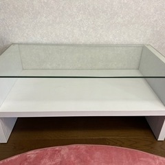 組み立て式ガラステーブル