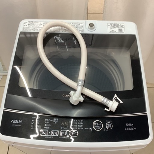 AQUA  アクア　洗濯機　AQW-G50JJ 2021年製 5㎏　