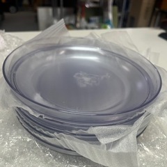 未使用品 デザート お刺身などに！ 凍るお皿 5枚組 フリーズプレート 冷え冷え 箱入り ③の画像