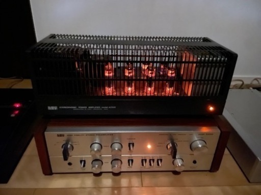 Luxman A2500 A3300 オーディオマニア 管球式パワーとプリアンプ