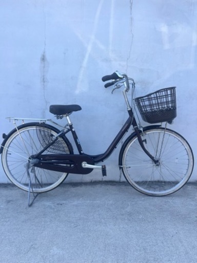 【福岡発】BRIDGESTONEアルミーユ 24インチ ３段変速 ブラウン