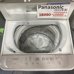 Panasonic 洗濯機　NA-F60B14 6.0kg 21年製 の画像