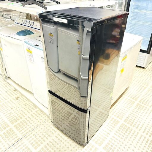 4/18三菱/MITSUBISHI 冷蔵庫 MR-P15W-B 2013年製 146L