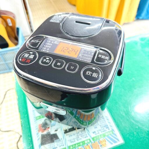 3/23【訳アリ品】アイリスオーヤマ/IRIS OHYAMA 炊飯器 RC-MA30AZ-B 2018年製 3合炊 マイコン