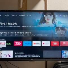 TCL 難あり　Android搭載テレビ　2019年製　32インチの画像