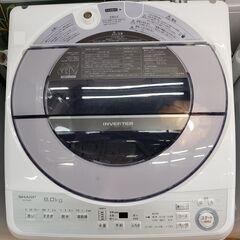 SHARP 2019年製 8.0㎏全自動洗濯機　ES-GV8Cの画像