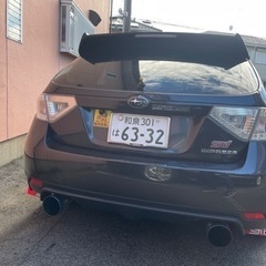 値下げ　GRBインプレッサWRXSTI 車検満了令和7年1月の画像