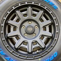 PPX D10X◆7J 16in IS35 PCD114.3-5H◆TOYO オープンカントリー AT EX 215/70R16 新品付 ホワイトレター◆デリカD5 RAV4 エクストレイル