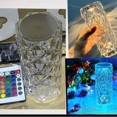 ②新品タッチ式 16色変化 ライト 充電式 リモコン付き 軽量 の画像