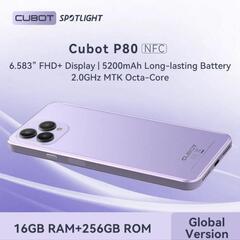 取引完了！スマホ  SIMフリー  Cubot P80  ブルー  android13の画像