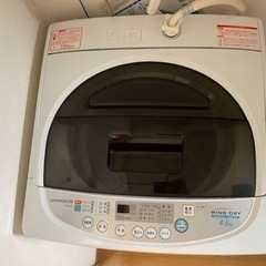 家電 洗濯機の画像