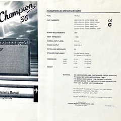 Fender Champion30  楽器 アンプの画像