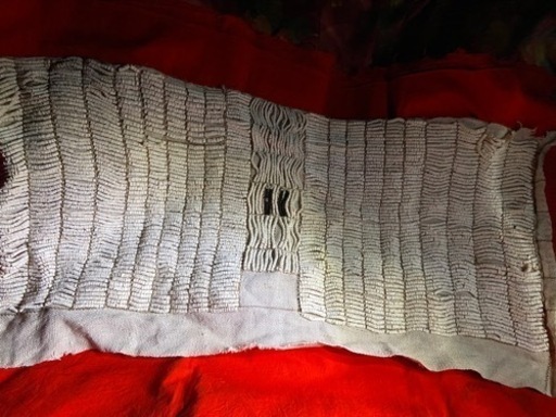 アンティーク　骨董　希少価値有り、東南アジアの部族の貝殻ビーズで作られたタペストリー（正確には使い方はわかりません）