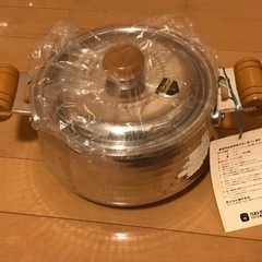 アルミ鍋21cm 未使用品の画像
