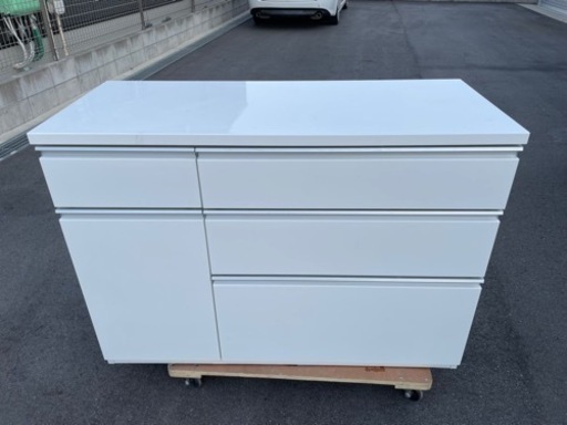 値下げ⭐︎キッチンボード　120cm幅　ホワイト
