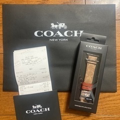コーチ正規店購入　Apple Watchバンド38＆40mm対応