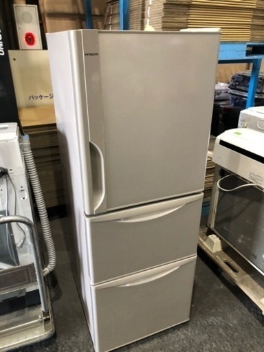 北九州市内配送無料　保証付き　日立 HITACHI R-27FV-T [冷凍冷蔵庫 まんなか野菜タイプ （265L・右開き） 3ドア ライトブラウン]