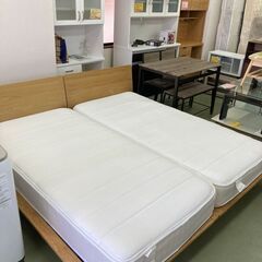 【お取引中】MUJI 無印良品 Sシングルサイズ×２（クイーンサ...