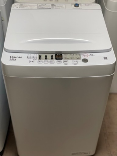 送料・設置込み　洗濯機　5.5kg  Hisense 2022年