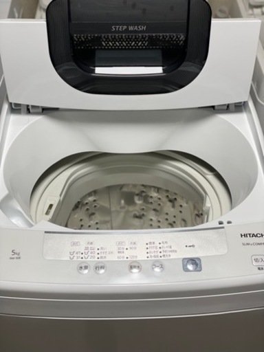 送料・設置込み　洗濯機　5kg HITACHI 2020年
