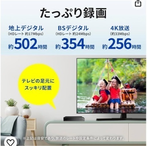 I-O DATA外付けHDD 4TB