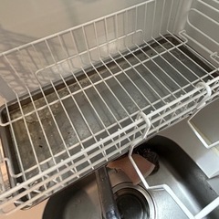 キッチン　突っ張り　水切りラックの画像