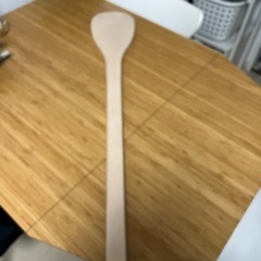 【無料】パーティ用　巨大木製シャモジあげます　