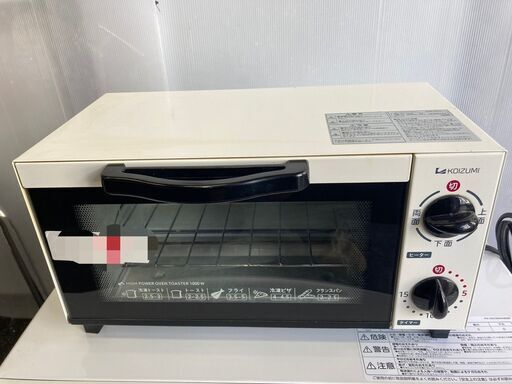 ☆中古￥1,500！KOIZUMI　オーブントースター　家電　KOS-1012型　2015年製　【BC126】