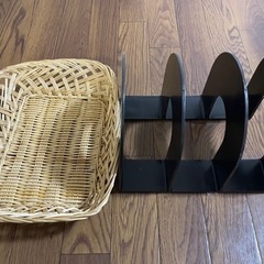 かご　本立て