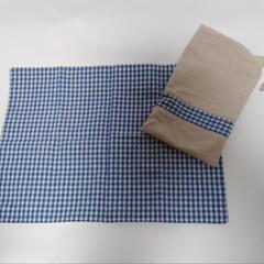 【入園·入学準備】ランチョンマット+巾着◆ハンドメイドの画像
