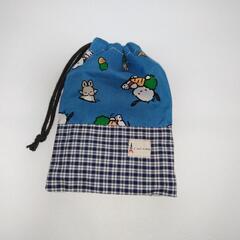 【入園·入学準備】(小)ランチョンマット+巾着◆ハンドメイドの画像