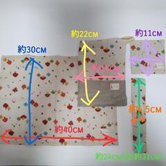 【入園·入学準備】ランチョンマット+巾着+コースター+お箸入れ◆ハンドメイドの画像