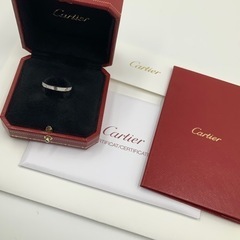 売り切れました。カルティエ　ミニラブリング　パヴェダイヤ　スモールモデル　保証書付　サイズ61