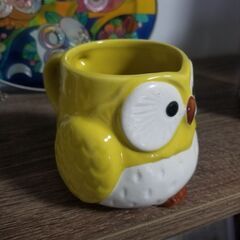 週末限定価格多数出品中。フクロウマグカップ未使用品。