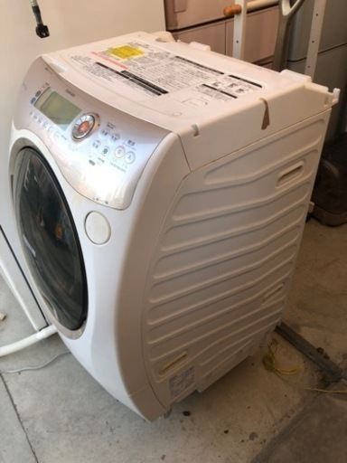 2010年製 東芝 ZABOON ドラム式洗濯機 洗濯9.0kg/乾燥6.0kg  ヒートポンプ