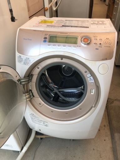 2010年製 東芝 ZABOON ドラム式洗濯機 洗濯9.0kg/乾燥6.0kg  ヒートポンプ