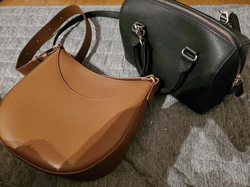 新品、美品レザータッチワンハンドルバッグ＋レザータッチ2WAYボストンバッグ2点