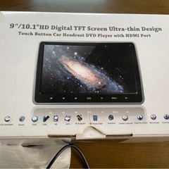 ヘッドレストモニターDVDプレーヤー内蔵　