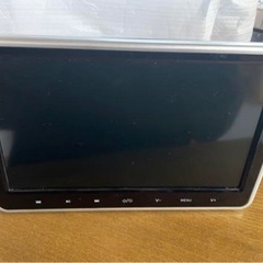 ヘッドレストモニターDVDプレーヤー内蔵　の画像