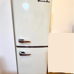 急募！レトロ冷蔵庫133L 2019年製  3/24まで!!