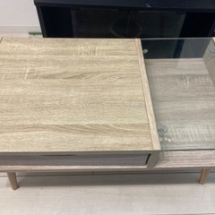 テーブル　ガラス板　机　ローテーブル　品川区に取りに来られる方のみ