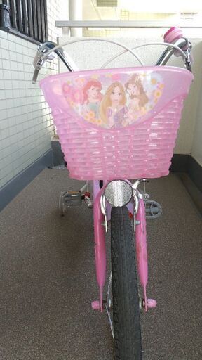 プリンセス 自転車 補助輪付 18