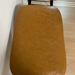 【4/6処分予定】レザー調スツール2個セット　カウンターチェアー　椅子の画像