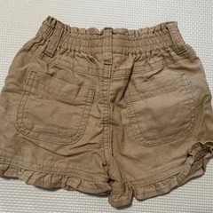 裾フリル ショートパンツ 90cmの画像