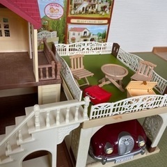 シルバニアファミリー　カーポートのあるあこがれのお家とおでかけファミリーカー　おまけの画像