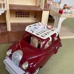 シルバニアファミリー　カーポートのあるあこがれのお家とおでかけファミリーカー　おまけの画像