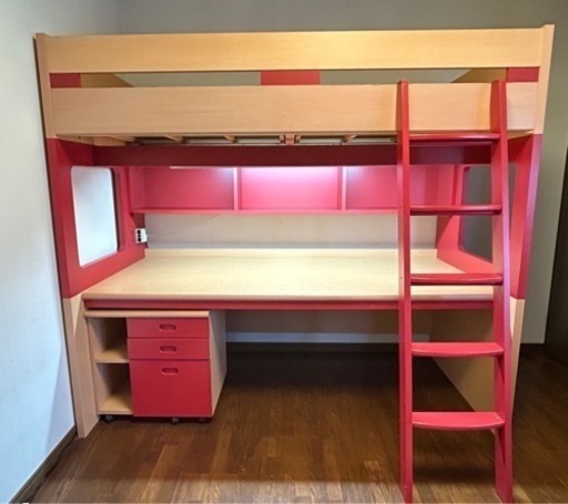 【期間限定】ロフトベッド（机・ベッド）